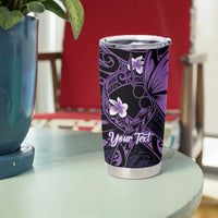 Personalised Fibromyalgia Awareness Month Tumbler Cup Fibro Warrior Strength In Every Struggle