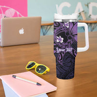 Personalised Fibromyalgia Awareness Month Tumbler With Handle Fibro Warrior Strength In Every Struggle