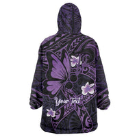 Personalised Fibromyalgia Awareness Month Wearable Blanket Hoodie Fibro Warrior Strength In Every Struggle