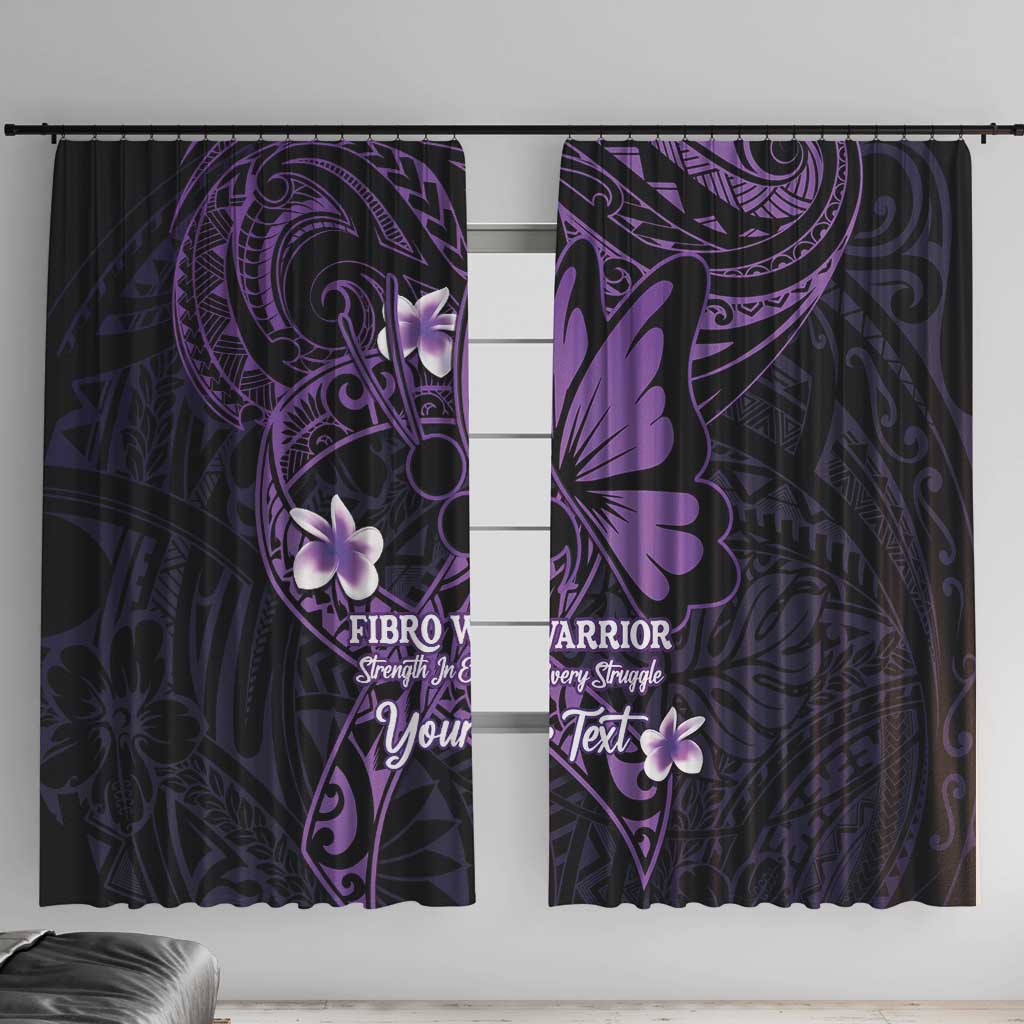 Personalised Fibromyalgia Awareness Month Window Curtain Fibro Warrior Strength In Every Struggle