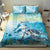 Personalized Snorkeling Hawaii Bedding Set Ocean Lover Hawaiian Kakau Honu Turtle