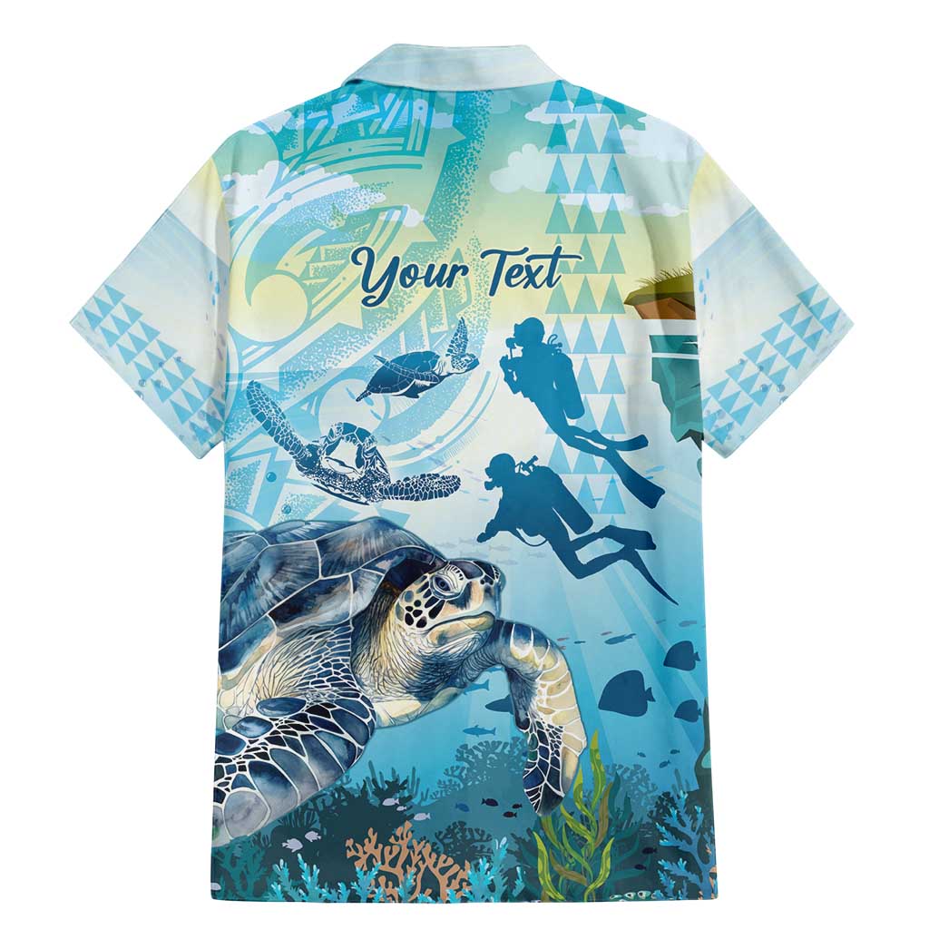 Personalized Snorkeling Hawaii Family Matching Mermaid Dress and Hawaiian Shirt Ocean Lover Hawaiian Kakau Honu Turtle