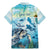 Personalized Snorkeling Hawaii Family Matching Mermaid Dress and Hawaiian Shirt Ocean Lover Hawaiian Kakau Honu Turtle