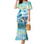 Personalized Snorkeling Hawaii Family Matching Mermaid Dress and Hawaiian Shirt Ocean Lover Hawaiian Kakau Honu Turtle