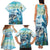 Personalized Snorkeling Hawaii Family Matching Tank Maxi Dress and Hawaiian Shirt Ocean Lover Hawaiian Kakau Honu Turtle