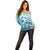Personalized Snorkeling Hawaii Off Shoulder Sweater Ocean Lover Hawaiian Kakau Honu Turtle