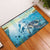Personalized Snorkeling Hawaii Rubber Doormat Ocean Lover Hawaiian Kakau Honu Turtle