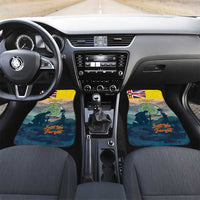 Niue ANZAC Day Car Mats We Will Remember Them Camouflage Style