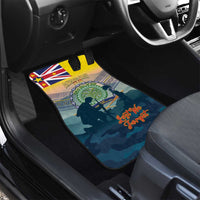 Niue ANZAC Day Car Mats We Will Remember Them Camouflage Style