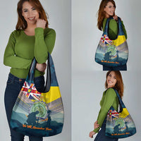 Niue ANZAC Day Grocery Bag We Will Remember Them Camouflage Style LT14 - Polynesian Pride