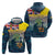 Niue ANZAC Day Hoodie We Will Remember Them Camouflage Style
