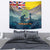 Niue ANZAC Day Tapestry We Will Remember Them Camouflage Style