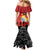 Tonga ANZAC Day Family Matching Mermaid Dress and Hawaiian Shirt Ngatu Pattern We Will Remember Them