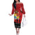 Tonga ANZAC Day Family Matching Off The Shoulder Long Sleeve Dress and Hawaiian Shirt Ngatu Pattern We Will Remember Them