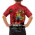 Tonga ANZAC Day Family Matching Short Sleeve Bodycon Dress and Hawaiian Shirt Ngatu Pattern We Will Remember Them
