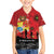 Tonga ANZAC Day Kid Hawaiian Shirt Ngatu Pattern We Will Remember Them