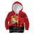 Tonga ANZAC Day Kid Hoodie Ngatu Pattern We Will Remember Them