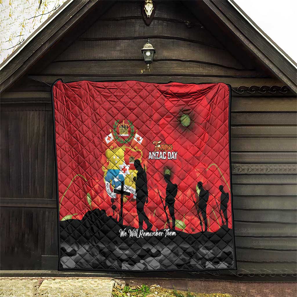 Tonga ANZAC Day Quilt Ngatu Pattern We Will Remember Them
