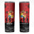 Tonga ANZAC Day Skinny Tumbler Ngatu Pattern We Will Remember Them