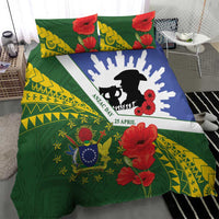 Cook Islands ANZAC Day Bedding Set Last Post Lest We Forget