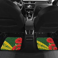 Cook Islands ANZAC Day Car Mats Last Post Lest We Forget