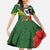 Cook Islands ANZAC Day Family Matching Off The Shoulder Long Sleeve Dress and Hawaiian Shirt Last Post Lest We Forget
