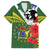 Cook Islands ANZAC Day Family Matching Off The Shoulder Long Sleeve Dress and Hawaiian Shirt Last Post Lest We Forget