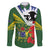 Cook Islands ANZAC Day Family Matching Off The Shoulder Long Sleeve Dress and Hawaiian Shirt Last Post Lest We Forget