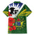 Cook Islands ANZAC Day Family Matching Off Shoulder Maxi Dress and Hawaiian Shirt Last Post Lest We Forget