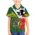 Cook Islands ANZAC Day Family Matching Off Shoulder Maxi Dress and Hawaiian Shirt Last Post Lest We Forget