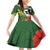 Cook Islands ANZAC Day Family Matching Off Shoulder Short Dress and Hawaiian Shirt Last Post Lest We Forget