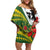 Cook Islands ANZAC Day Family Matching Off Shoulder Short Dress and Hawaiian Shirt Last Post Lest We Forget