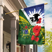 Cook Islands ANZAC Day Garden Flag Last Post Lest We Forget