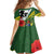 Cook Islands ANZAC Day Kid Short Sleeve Dress Last Post Lest We Forget