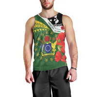 Cook Islands ANZAC Day Men Tank Top Last Post Lest We Forget