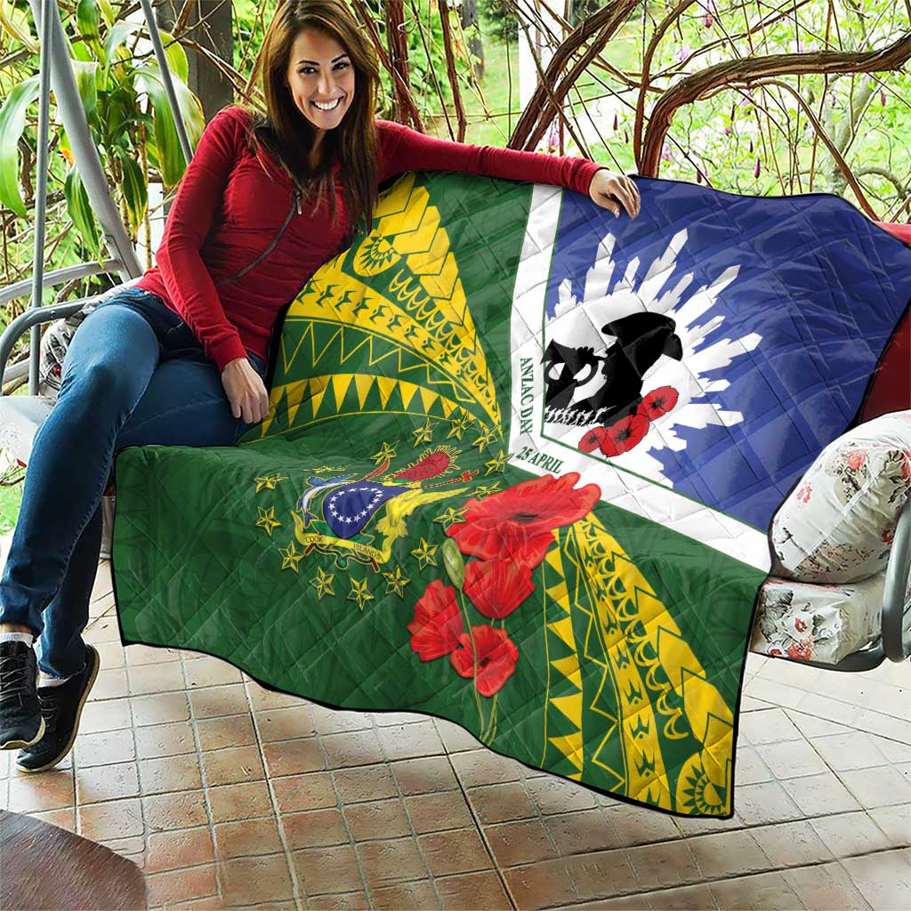 Cook Islands ANZAC Day Quilt Last Post Lest We Forget