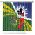 Cook Islands ANZAC Day Shower Curtain Last Post Lest We Forget