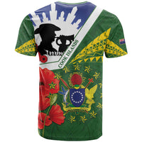 Cook Islands ANZAC Day T Shirt Last Post Lest We Forget