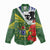 Cook Islands ANZAC Day Women Casual Shirt Last Post Lest We Forget