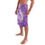 Purple Polynesia Hammerhead Shark Tattoo With Plumeria Lei Lavalava
