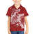 Red Polynesia Hammerhead Shark Tattoo With Plumeria Lei Family Matching Summer Maxi Dress and Hawaiian Shirt