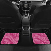 Pink Polynesia Hammerhead Shark Tattoo With Plumeria Lei Car Mats
