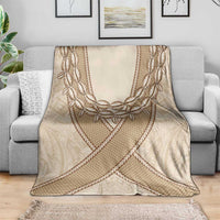 Mauri Ribaberiki Kiribati Blanket Cowrie Shells Lei Palm Leaf Weaving