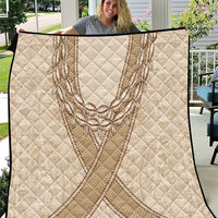 Mauri Ribaberiki Kiribati Quilt Cowrie Shells Lei Palm Leaf Weaving