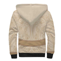 Mauri Ribaberiki Kiribati Sherpa Hoodie Cowrie Shells Lei Palm Leaf Weaving