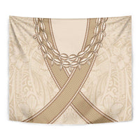 Mauri Ribaberiki Kiribati Tapestry Cowrie Shells Lei Palm Leaf Weaving