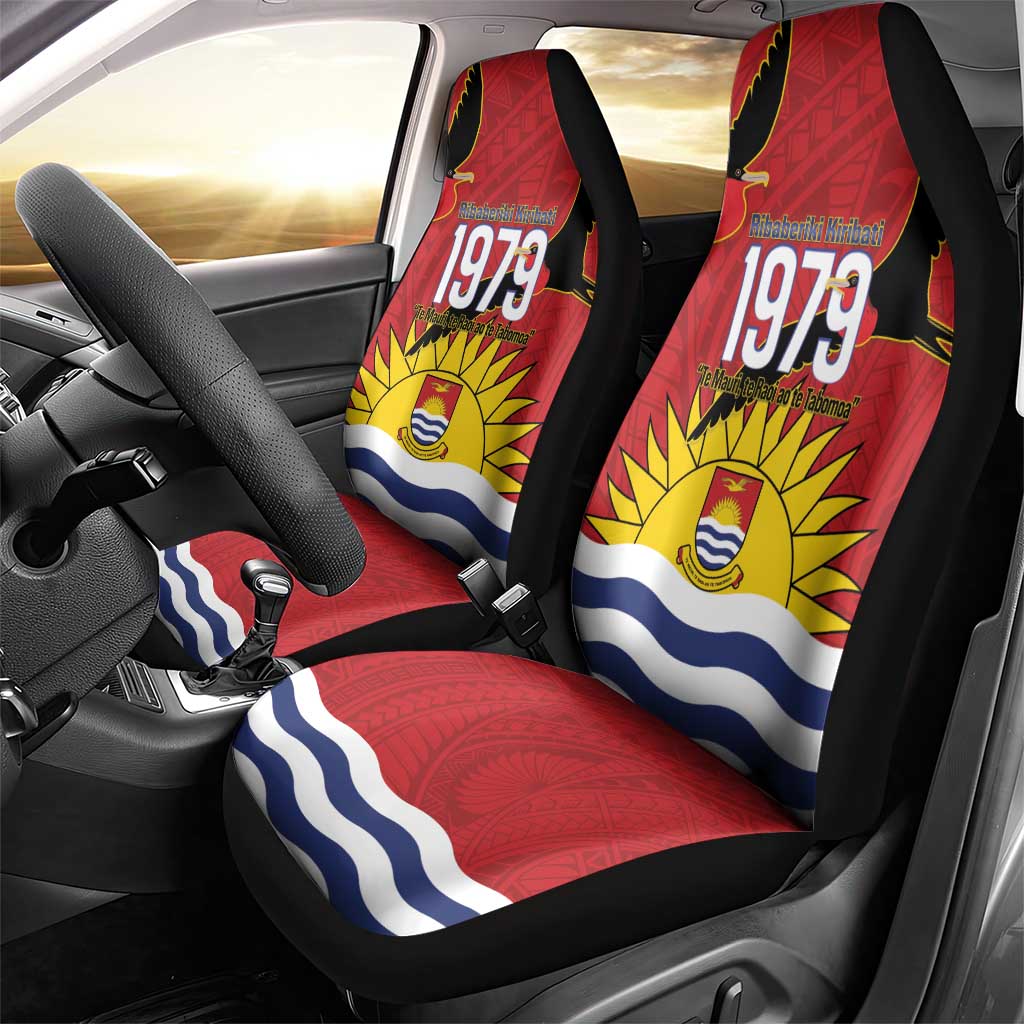 Mauri Kiribati Independence Day Car Seat Cover 1979 Proud National Frigatebird