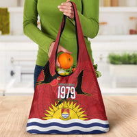 Mauri Kiribati Independence Day Grocery Bag 1979 Proud National Frigatebird