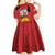Mauri Kiribati Independence Day Kid Short Sleeve Dress 1979 Proud National Frigatebird