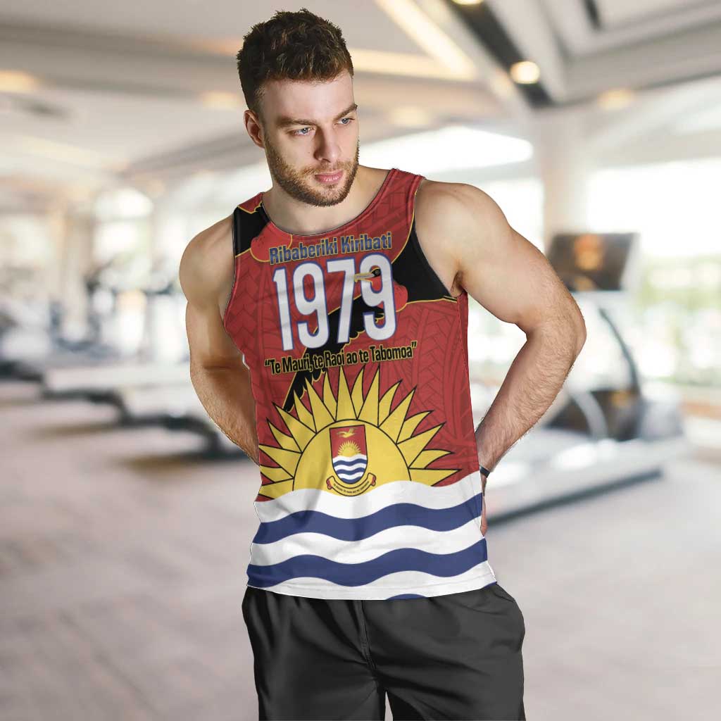Mauri Kiribati Independence Day Men Tank Top 1979 Proud National Frigatebird